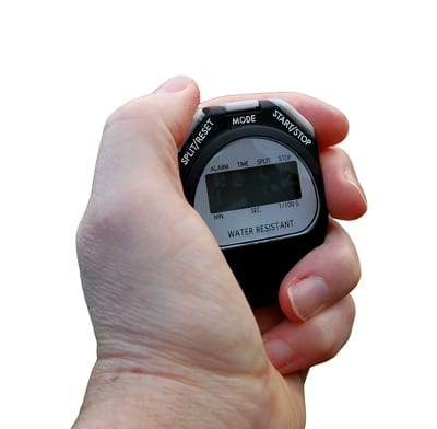 Hand with Stopwatch