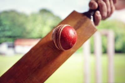 Cricket bat & ball