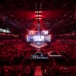 Blurred esports competition