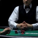 Poker in a casino