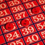 Bingo card and numbers