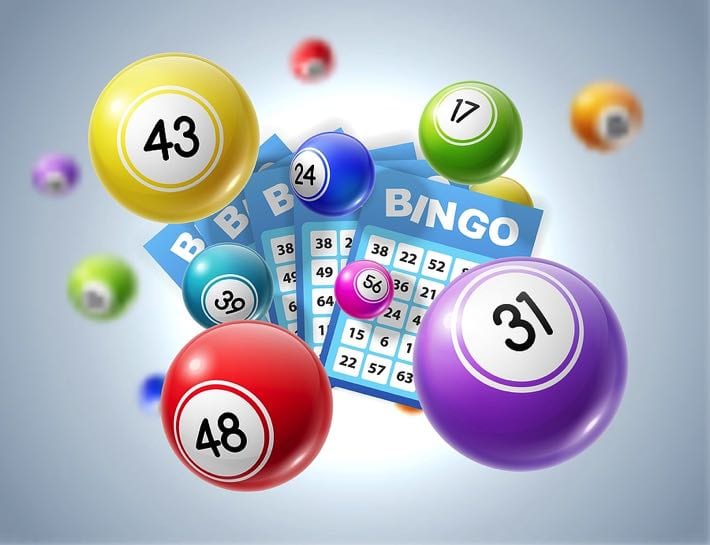 Virtual bingo cards and balls