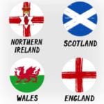 Home Nations flags