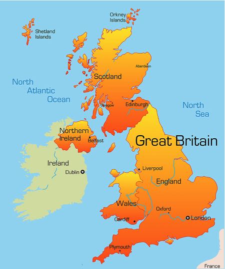 Great Britain map