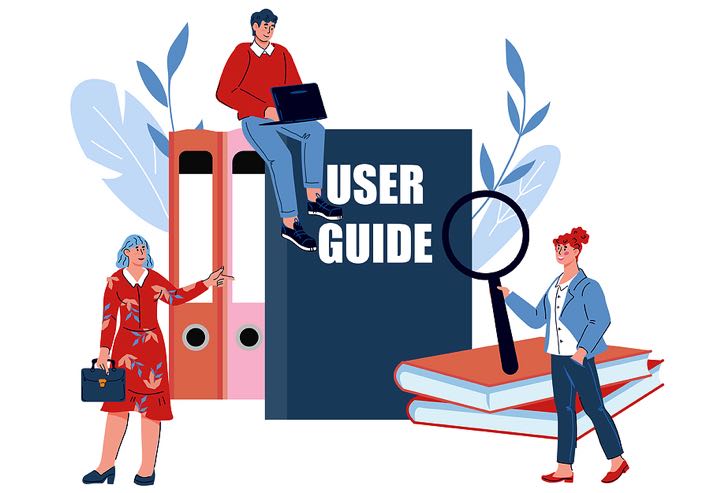 User guide cartoon