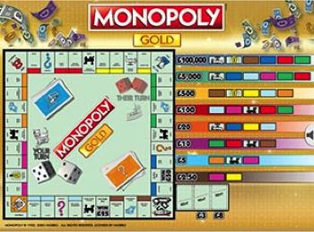 Monopoly Gold scratchcard