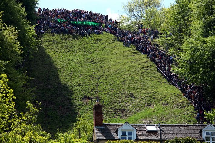Cooper's Hill cheese rolling contest