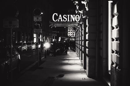 Black and white casino