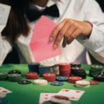 Blackjack casino dealer