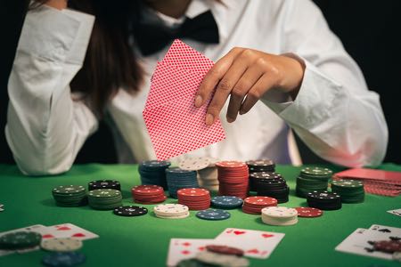 Blackjack casino dealer