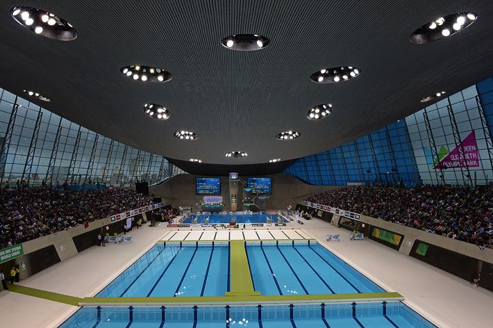London aquatics centre for the 2012 Olympics 
