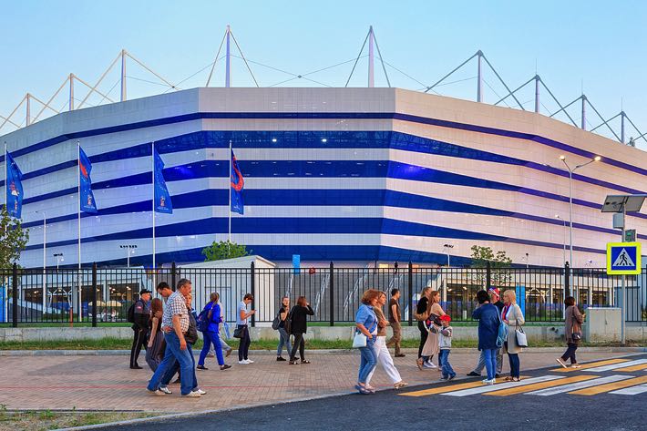 Kaliningrad Football Stadium in Russia 