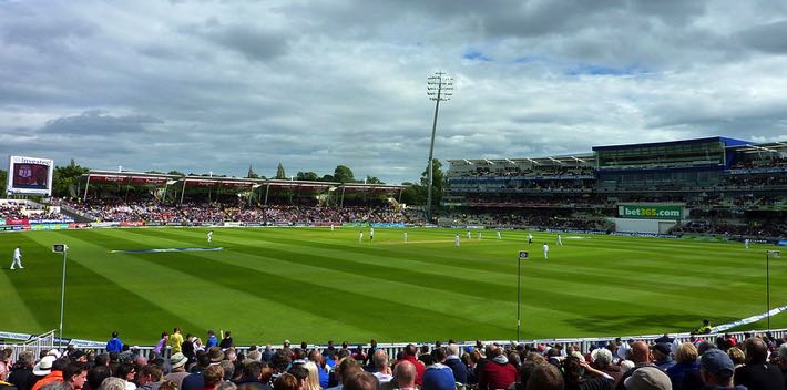 England V West Indies in a Test Cricket game