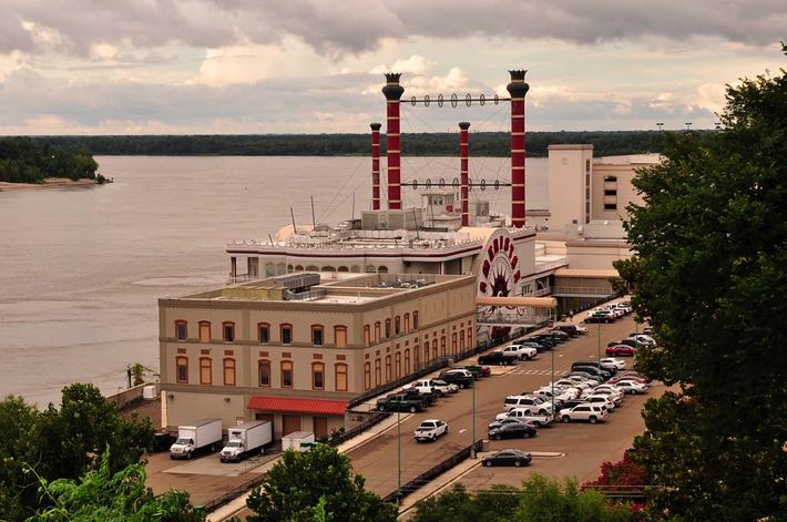 A riverboat casino in Mississippi