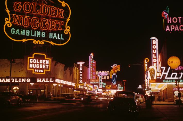 Fremont Street in the 1950s