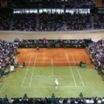 Nadal & Federer split court