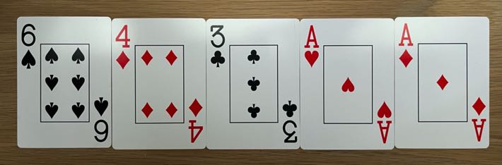 Trik lima kartu