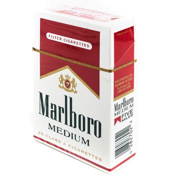 Marlboro cigarette packet