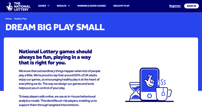 Dream Big, Play Small National Lottery